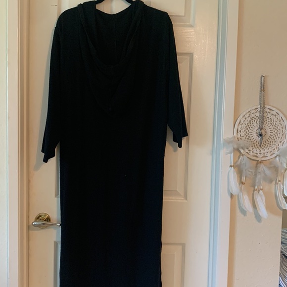 Zagora, HOODED Caftan, Cover Up, Loungewear, Robe ~ Vintage Lux - Picture 9 of 16